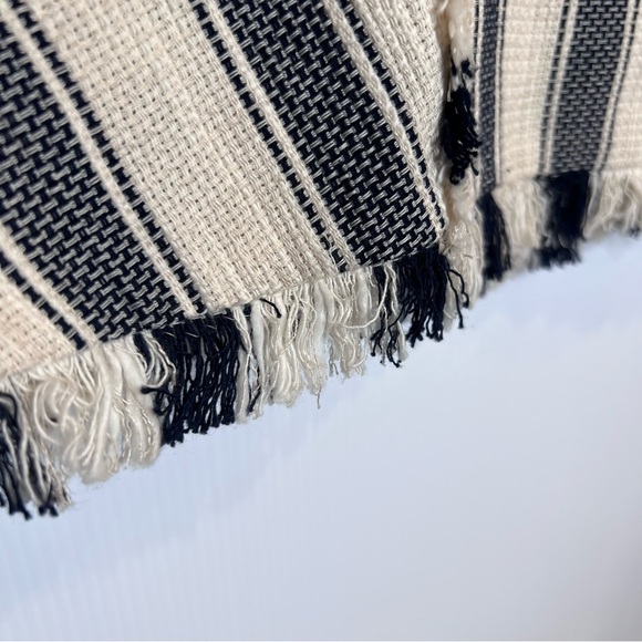 NWT TESS GIBERSON Linen and Cotton Blend Striped Shift Dress. Size 0 - Picture 3 of 8